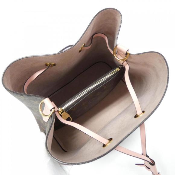 Louis Vuitton Monogram Neo Noe Shoulder Bag - Marron/Rose Poudre/Gold - Picture 3 of 7